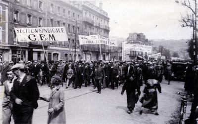 Iconographie - Manifestation syndicaliste