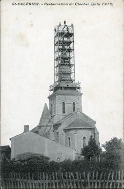 Iconographie - Restauration du clocher (juin 1912)
