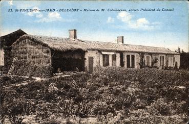 Iconographie - Belesbat - Maison de M. Clemenceau, ancien président du Conseil