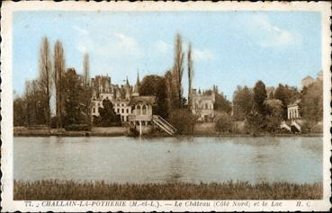 Iconographie - Le château (côté Nord) et le lac