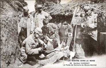 Iconographie - Le poste de secours du boyau Bonnet