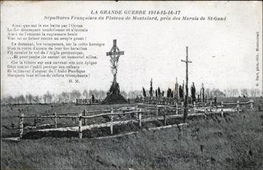 Iconographie - Sépultures françaises du plateau de Montalard, près les Marais de Saint-Gond