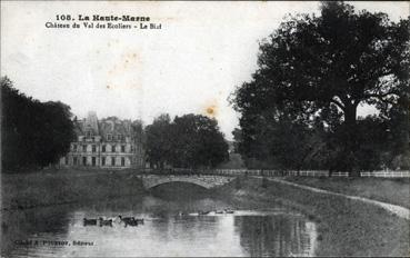 Iconographie - Château du Val des Ecoliers - Le bief