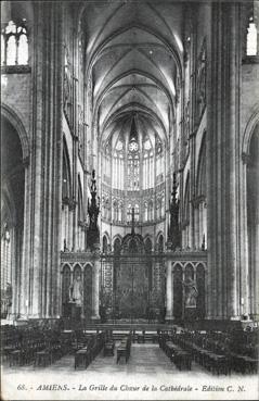 Iconographie - La grille du choeur de la cathédrale