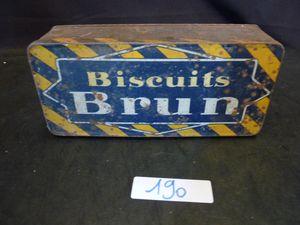 Iconographie - Une boite de biscuits Brun