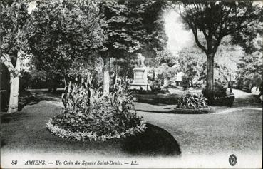 Iconographie - Un coin du square Saint-Denis