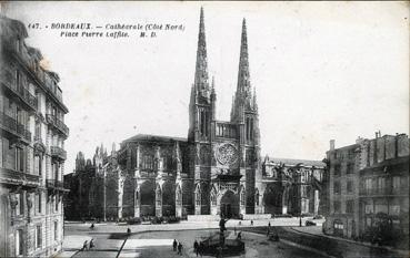 Iconographie - Cathédrale (côté Nord) place Pierre Laffite