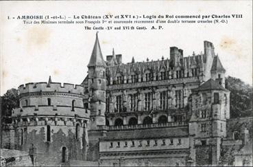 Iconographie - Le château - Le logis du roi commencé par Charles VIII
