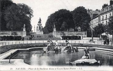 Iconographie - Place de la Duchesse Anne et cours Saint-Pierre