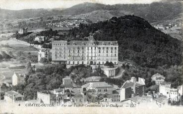 Iconographie - Vue sur l'Hôtel Continental et le Chalusset