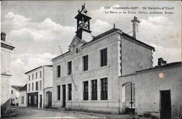 Iconographie - La mairie et les écoles (Balley, architecte, Saintes)