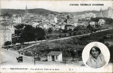 Iconographie - Vue générale, côté de la gare