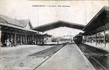 Iconographie - La gare - Vue intérieure