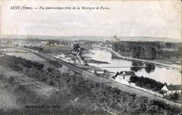 Iconographie - Vue panoramique prise de la montagne de Paron