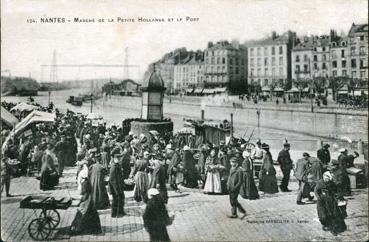 Iconographie - Marché de la Petite Hollande et le port