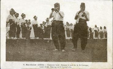 Iconographie - Macédoine - Griba - Costume local - Danses le jour de la St-Georges