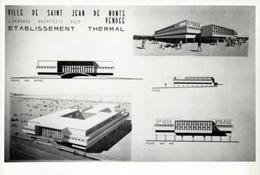 Iconographie - Projet de l'établissement thermal