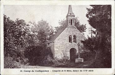 Iconographie - Camp de Coëtquidan - Chapelle de St-Méen, datant du XVIe siècle