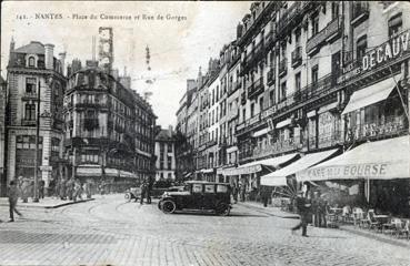 Iconographie - Place du Commerce et rue de Gorges