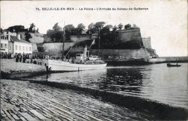 Iconographie - L'arrivée du bateau de Quiberon