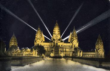 Iconographie - Angkor Vat vue de nuit