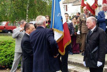 Iconographie - Cérémonie de remise du drapeau Section soldats de France