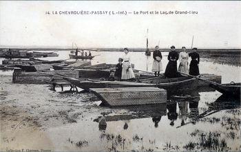 Iconographie - Le port et le lac de Grand-Lieu