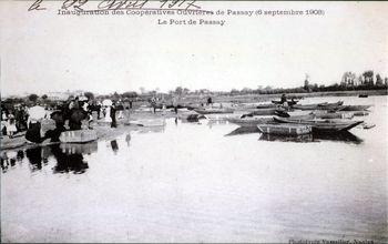 Iconographie - Inauguration des Coopératives Ouvrières de Passay - Le port de Passay