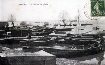 Iconographie - Passay - La flottille de pêche