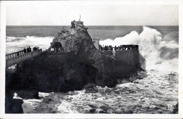 Iconographie - Tempête au rocher de la Vierge