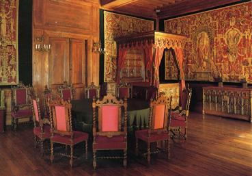 Iconographie - Chambre du roi où est né Henri IV
