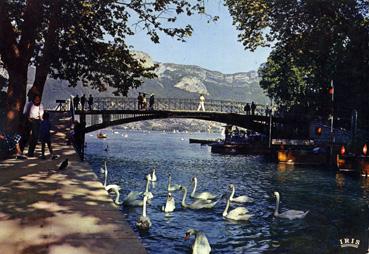 Iconographie - Le pont des Amours et le mont Veyrier