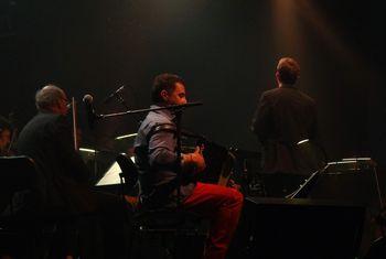 Iconographie - Sébastien Bertrand en concert sur l'île de Tatihou