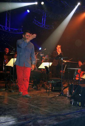 Iconographie - Sébastien Bertrand en concert sur l'île de Tatihou