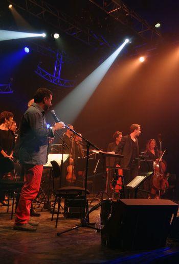 Iconographie - Sébastien Bertrand en concert sur l'île de Tatihou