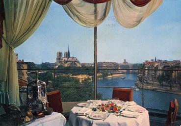 Iconographie - Notre-Dame vue du restaurant de la Tour d'Argent