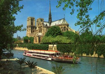 Iconographie - La cathédrale Notre-Dame et la Seine