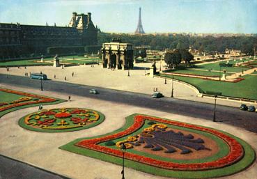 Iconographie - Le Louvre et l'Arc de Triomphe du Carrousel