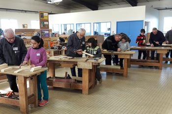 Iconographie - L'outil en main - Atelier de menuiserie