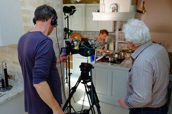 Iconographie - Tournage sur la cuisine locale pour le Daviaud