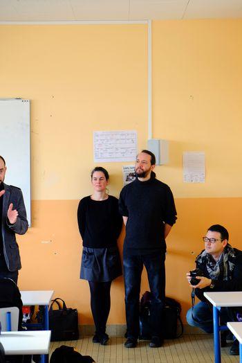 Iconographie - Sensibilisation à la recherche sur la Saint-Laurent au lycée Saint-Clair