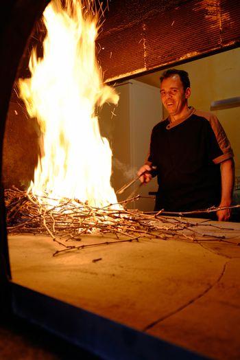 Iconographie - Le Glajou - Les anguilles grillées sur sarment de vigne