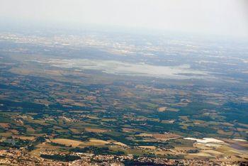 Iconographie - Le lac de Grand-Lieu vu d'avion