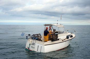 Iconographie - La Langoust'in - Pêche au casier au large de Saint-Gilles-Croix-de-Vie