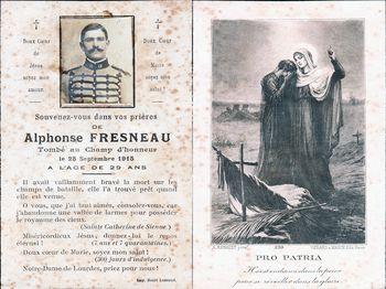 Iconographie - Souvenir d'Alphonse Fresneau