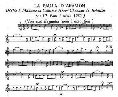 Partition - Aramon (La Paula d')