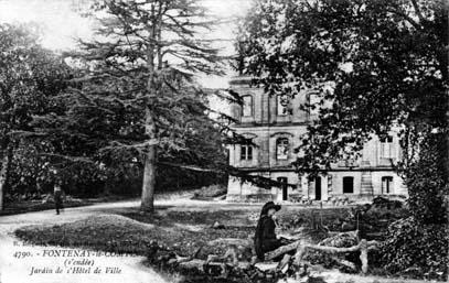 Iconographie - Jardin de l'Hôtel de Ville