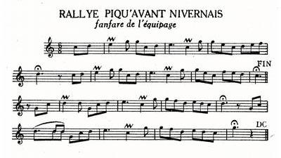 Partition - Rallye Piqu'Avant Nivernais