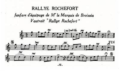 Partition - Rallye Rochefort