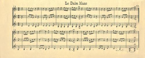 Partition - Daim blanc (Le)